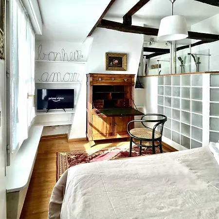 Apartment Du Prince, 70 Sqm Ac Lift Terrace Garage Paris